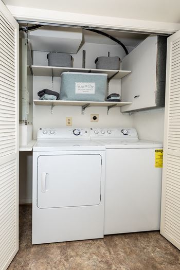 A Washer and Dryer (in unit) at Chapel Valley Townhomes, Nottingham